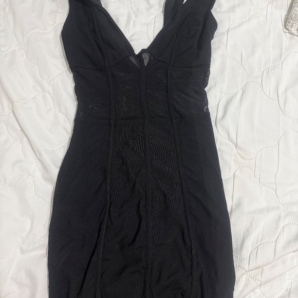 Tiger Mist Black Mini Dress - Picture 3 of 3